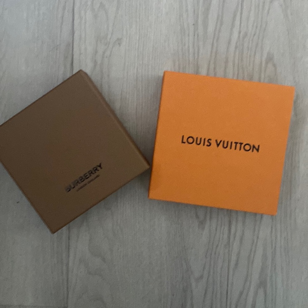Burberry And LV small boxes
